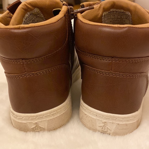 Original Penguin boys brown zip boot - Picture 5 of 9